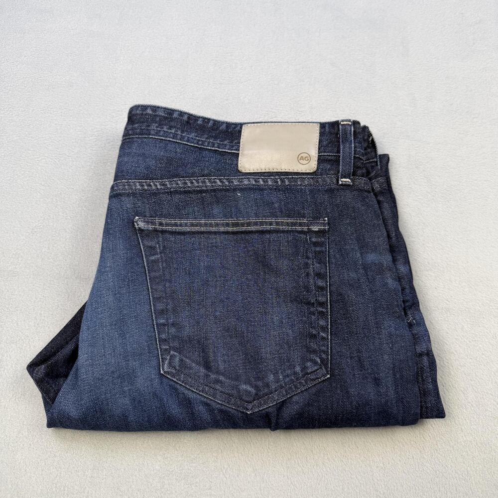 AG Adriano Goldschmied Owens Jeans Mens 40x32 Blue Straight Regular Stretch